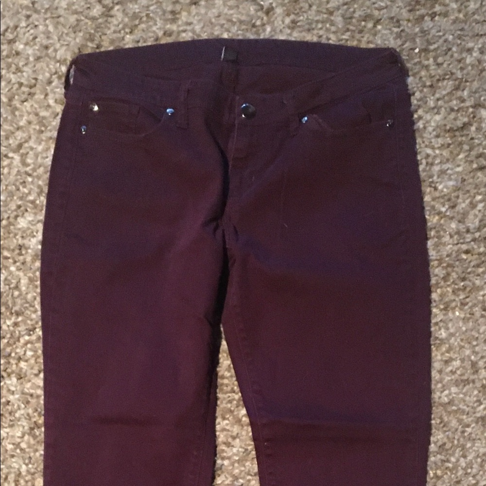 Gap burgundy Jeans